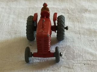 Matchbox Lesley 4a Massey Harris Tractor 1954 No Box Red Fenders MW 2