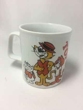 Vintage 1981 Kiln Craft Top Cat White Mug Hanna Barbera England