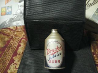 12oz Crowntainer Beer Can (brucks Jubilee Beer) By The Bruckmann Co.