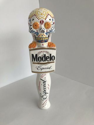 Cerveza Day Of The Dead Modelo Especial Beer Tap Handle 10”