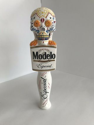 CERVEZA DAY OF THE DEAD MODELO ESPECIAL BEER TAP HANDLE 10” 5