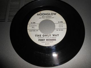RARE Penny Richards - I ' ll be yours/The only way - Moonglow 201 2