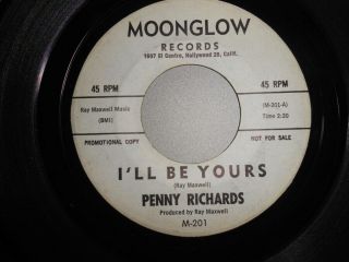 RARE Penny Richards - I ' ll be yours/The only way - Moonglow 201 4
