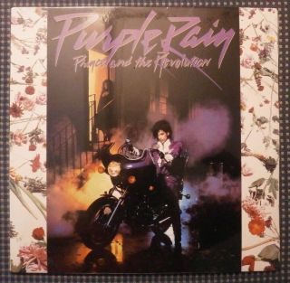 Rare Still Prince Purple Rain Soundtrack Orig.  1984 12 " Vinyl Record Lp