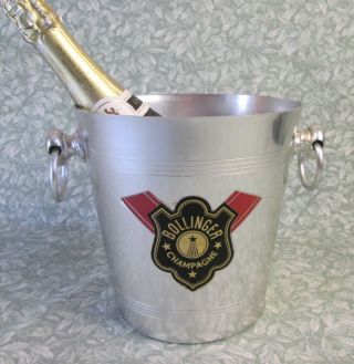 Vintage French Bollinger Champagne Ice Bucket Cooler Vgc