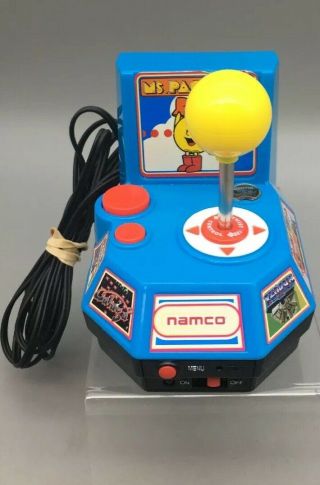Namco Ms.  Pac - Man 5 In 1 Tv Video Game Plug & Play Joystick Jakks - C24