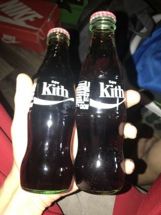 Rare Kith X Coca Cola 8oz.  Limited (1) Glass Bottle