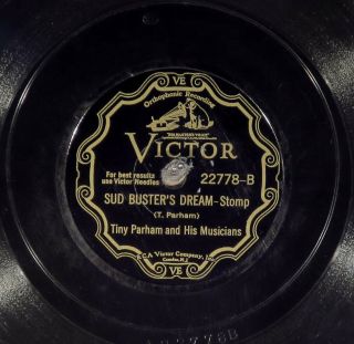 78 Rpm - - Tiny Parham And His Musicians,  Victor 22778,  V,  Jazz