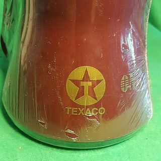 VTG NOS Aladdin Texaco Coffee Wide Bottom Travel Mug Untippable Non - Slip 20 oz 4