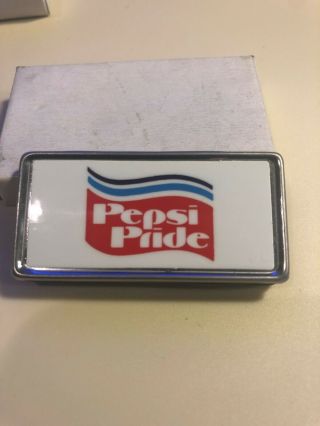 Vintage Pepsi Money Clip And Knife -