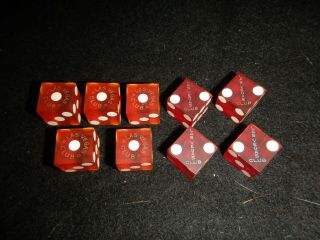 Vintage Dice From The Las Vegas Club Down Town