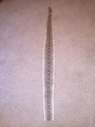 Rattlesnake Skin Craft Taxidermy 66 Inches