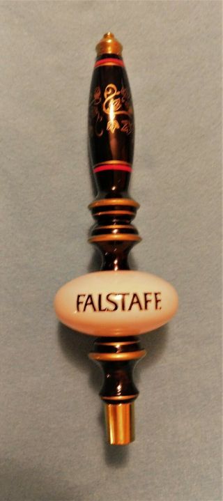 Vintage Falstaff 3 Sided Beer Tap Handle