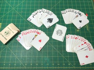 Desert Inn Hotel Casino Jousha Tree Vintage Green Playing Cards Las Vegas rare 5