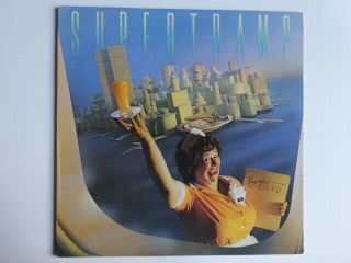 Supertramp Breakfast In America Vinyl Lp Nm Crc [1st Pressing] A&m Sp - 3708 1979