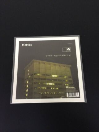 Thrice Thursday Split 7 Inch Clear Vinyl Out Of Print Promo