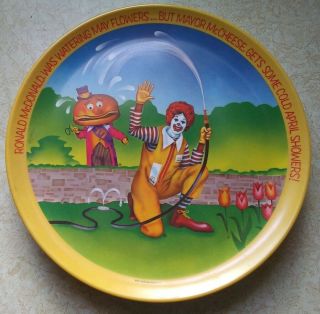 McDonalds 4 Seasons Complete Set Vintage Melamine Plate 1977 Lexington USA 3