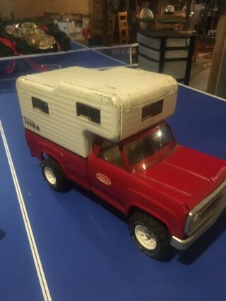 Vintage 1970s Tonka Toy Truck With Camper
