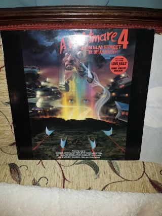 Nightmare On Elm Street Part 4 Uk Vinyl Lp A1 B1 First Pressing Looks Unplayed