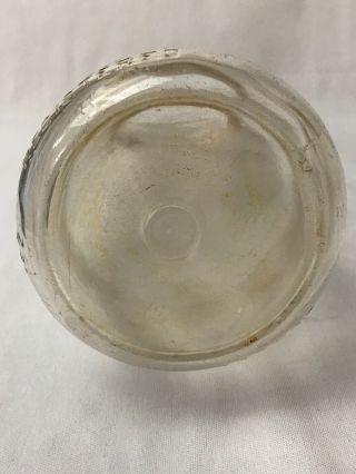 Vintage Pope ' s Dairy Milk Bottle Quart Clear Glass Embossed Waupaca Wisconsin 5