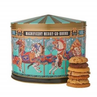 Best Holiday Gift Fortnum & Mason Merry Go Round Musical Biscuit Tin,  500g
