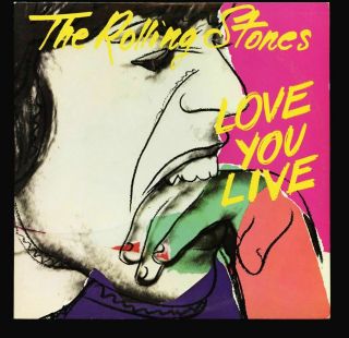 Vinyl Lp Rolling Stones - Love You Live / 2lp Warhol Cover 1st Pressing Vg,  /nm -