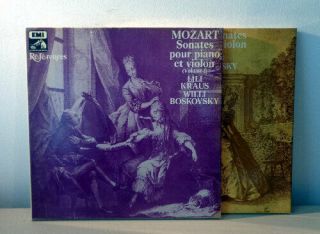 Lili Kraus & Willi Boskovsky / Mozart Complete Sonates Pour Piano & Violon / Ex,