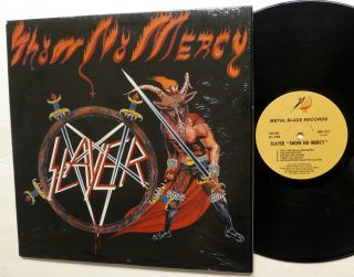 Slayer Show No Mercy Lp - 1983 Metal Blade 1st Press Usa Trash Metal Rp338