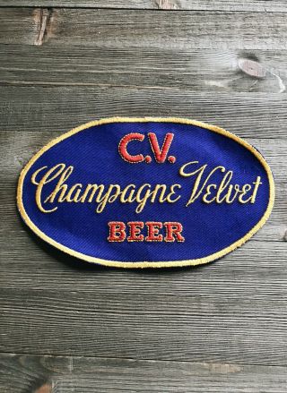 Champagne Velvet Beer Vintage Patch - Rare 9 " Cv Beer Patch - 50 