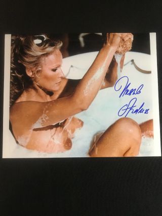 Color Photo Hand Signed By 1st Bond Girl Gorgeous " Ursula Andress " Auto
