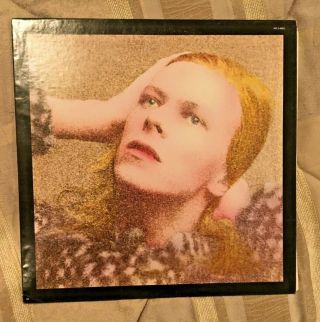 David Bowie Hunky Dory Lp Record Vinyl Rare Afl1 - 4623 Rca Black Label Promo