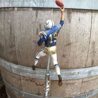 Baltimore Colts TAP HANDLE Johnny Unitas Beer Kegerator NFL Football Knob 7