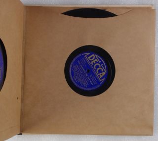 CHICK WEBB,  ELLA FITZGERALD: Memorial Album US Decca 6x 78 Jazz Album 3