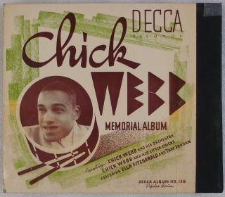 CHICK WEBB,  ELLA FITZGERALD: Memorial Album US Decca 6x 78 Jazz Album 7