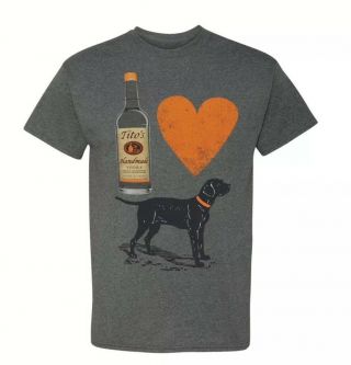 Titos Vodka Dog Lovers Tshirt