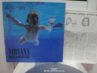Nirvana / Nevermind,  Rare Korea Orig.  1st Press Lp W/insert Alternative Ex,