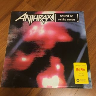 Anthrax - Sound Of White Noise Lp 1993 Korea