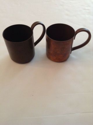 Moscow Mule Cock And Bull Copper Mugs Set Of Two