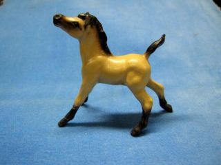 Hagen Renaker Horse Miniature Yearling,  Head Up,  Buckskin