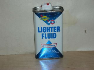 Sunoco Lighter fluid and Household oil plastic top 4 OZ household 5
