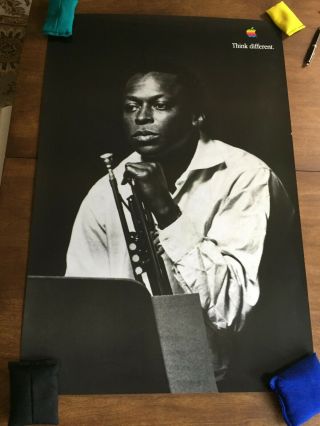 Apple 24 X 36 " Poster Miles Davis Think Different The Crazy Ones 1998