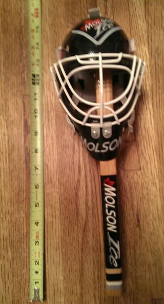 Molson Ice Hockey Goalie Mask Tap Handle