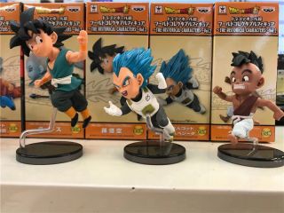 Set of 6 Dragon Ball Z DBZ WCF World Collectable 30th Vol.  6 Figure 3