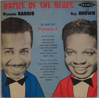 Wynonnie Harris,  Roy Brown: Battle Of The Blues ’59 King Dg Orig Jump Blues Lp