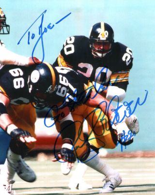 Rocky Bleier Hand Signed 8x10 Color Photo Pittsburgh Steelers To Joe