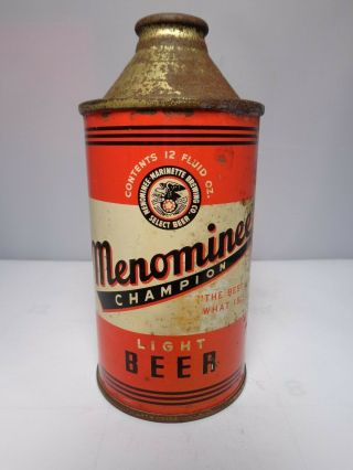 Menominee Champion Light Irtp Cone Top Beer Can 173 - 18 Michigan
