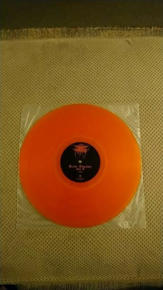 Darkthrone Arctic Thunder Transparent Orange Vinyl Lp Record Old Star