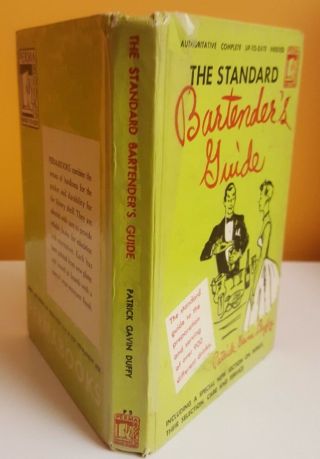 The Standard Bartender ' s Guide Patrick Gavin Duffy 1948 hardcover 2