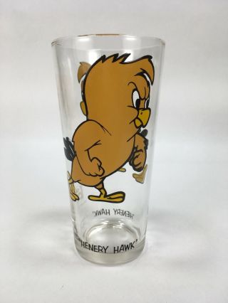 Vintage Pepsi Henry Hawk Glass Cup Collector Series 1973 Wb