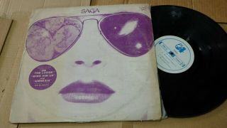 Saga Worlds Apart Korea Vinyl Lp 12 " Rare Sleeve